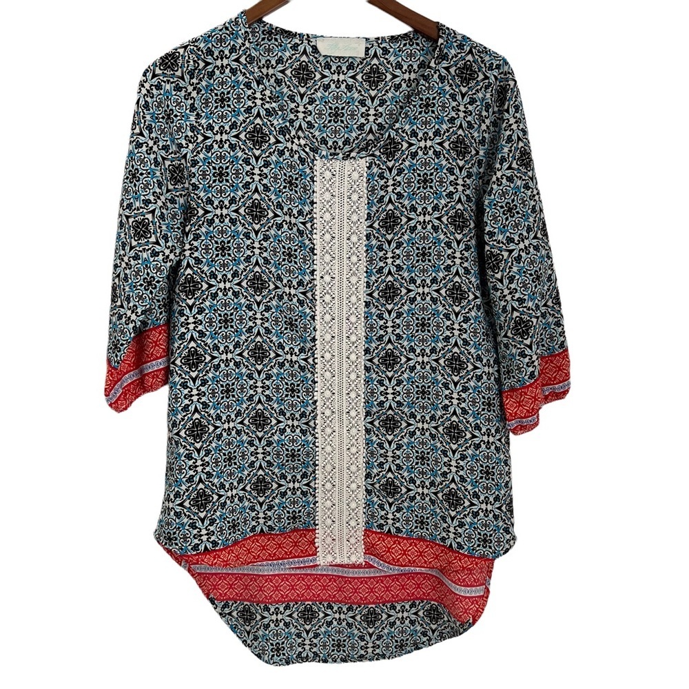 Tilly Anne Boho High Low Blouse